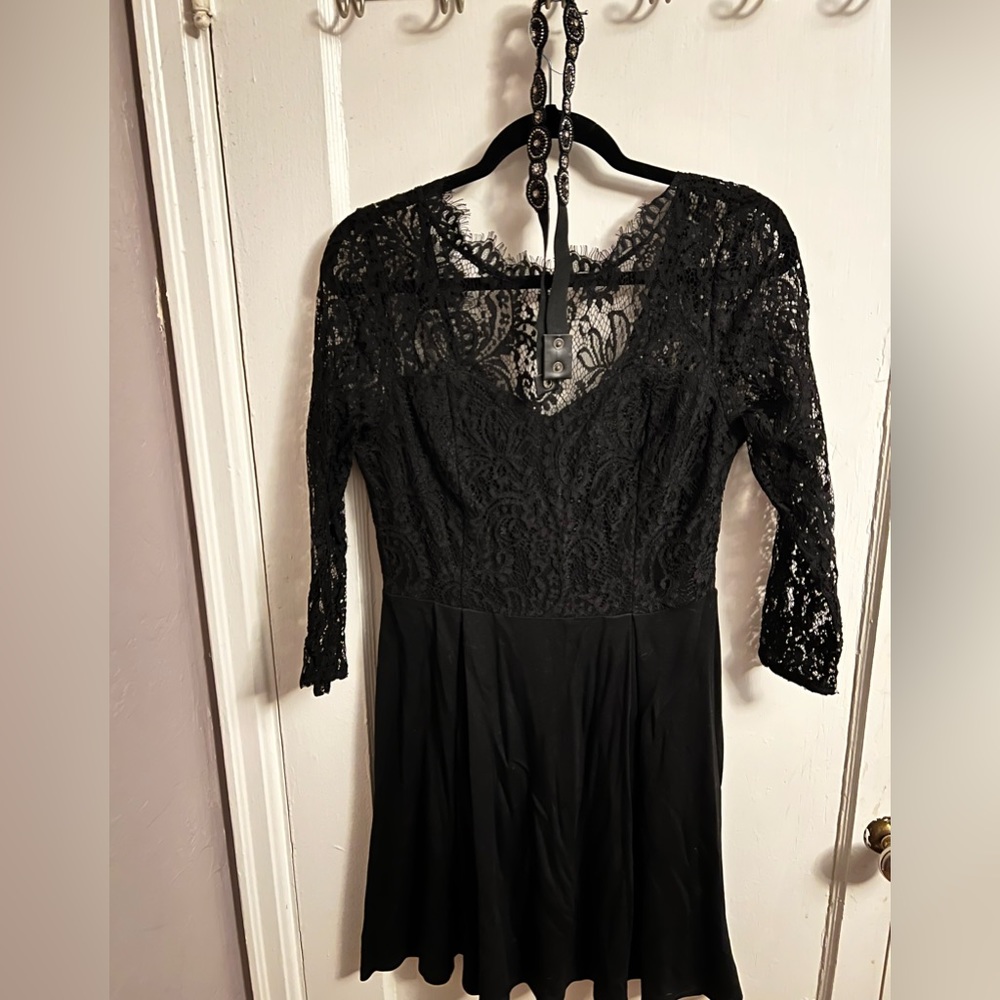 Lacy black dress